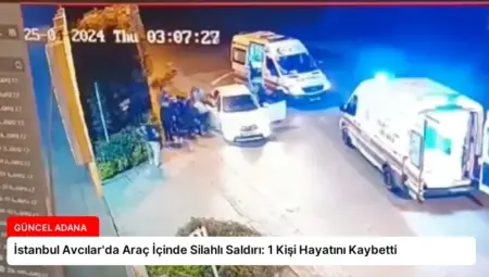 İstanbul Avcılar’da Araç İçinde Silahlı Saldırı: 1 Kişi Hayatını Kaybetti