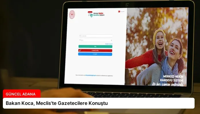 Bakan Koca, Meclis’te Gazetecilere Konuştu