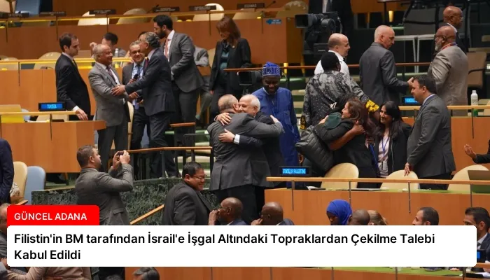 Filistin’in BM tarafından İsrail’e İşgal Altındaki Topraklardan Çekilme Talebi Kabul Edildi