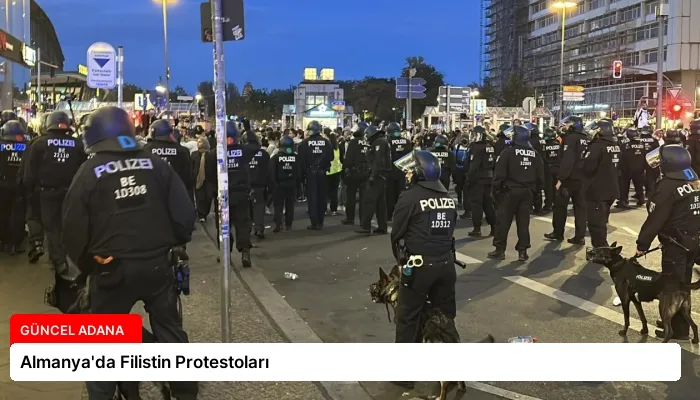 Almanya’da Filistin Protestoları