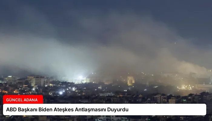 ABD Başkanı Biden Ateşkes Antlaşmasını Duyurdu