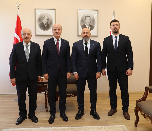 RDÜ Mütevelli Heyet Başkanı Barış Çakmakçı’dan YÖK Başkanı Prof. Dr. Erol Özvar’a ziyaret