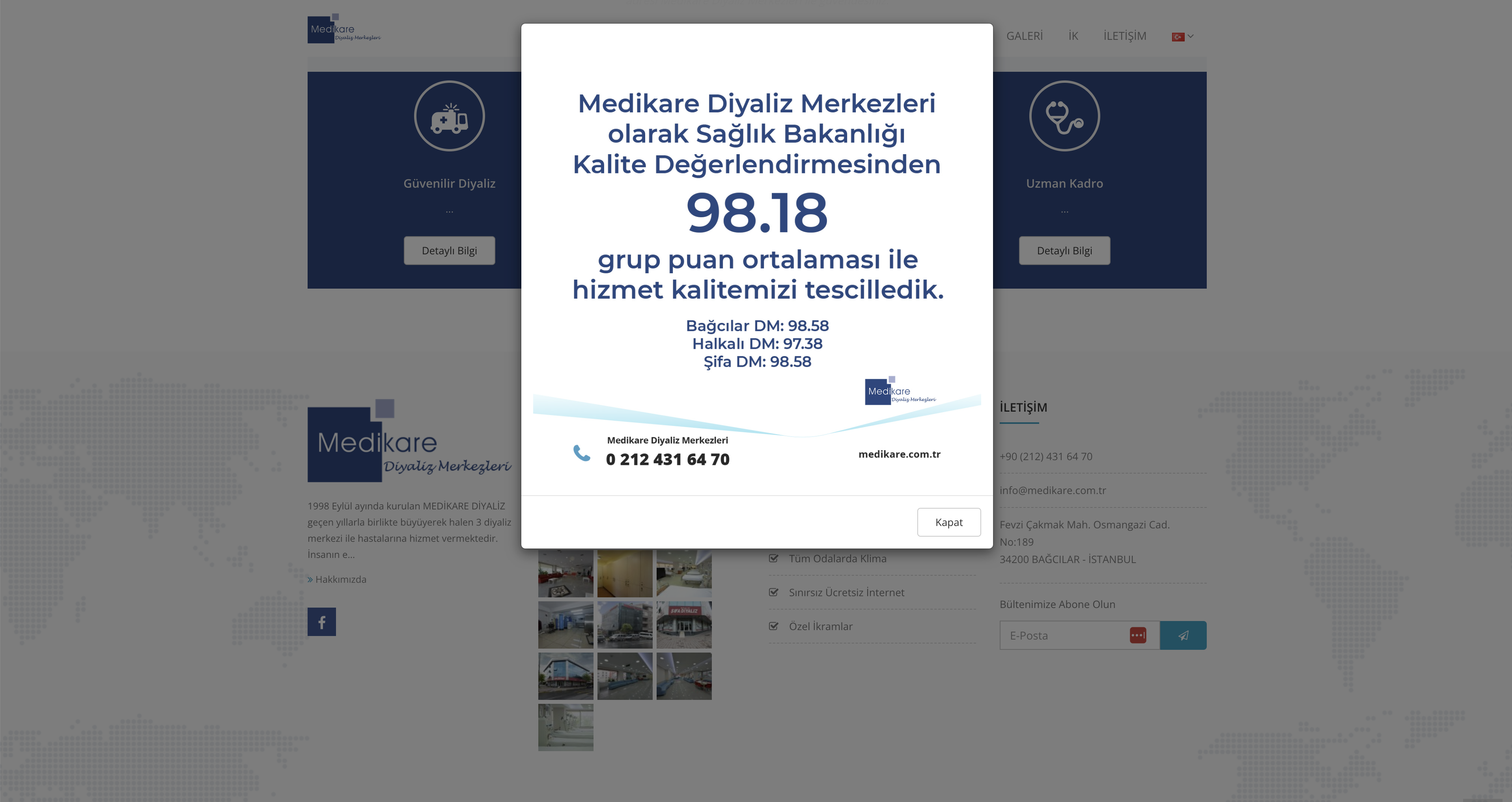 Medikare Diyaliz Merkezleri: İstanbul’da Üç Farklı Şube ile Diyaliz Tedavisinde Güvenilir Adres