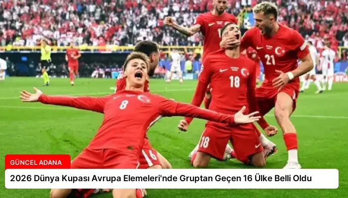 2026 Dünya Kupası Avrupa Elemeleri’nde Gruptan Geçen 16 Ülke Belli Oldu