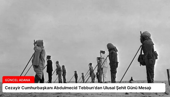 Cezayir Cumhurbaşkanı Abdulmecid Tebbun’dan Ulusal Şehit Günü Mesajı