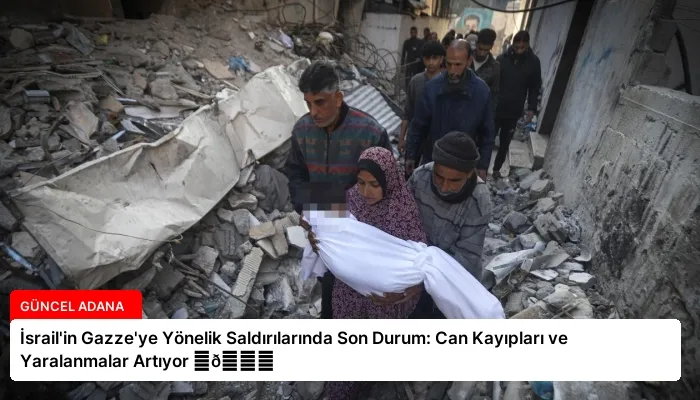 İsrail’in Gazze’ye Yönelik Saldırılarında Son Durum: Can Kayıpları ve Yaralanmalar Artıyor ⏬👇