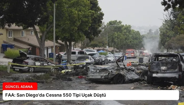 FAA: San Diego’da Cessna 550 Tipi Uçak Düştü