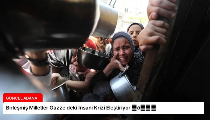 Birleşmiş Milletler Gazze’deki İnsani Krizi Eleştiriyor ⏬👇