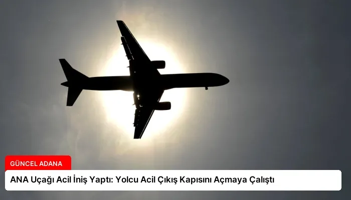 ANA Uçağı Acil İniş Yaptı: Yolcu Acil Çıkış Kapısını Açmaya Çalıştı