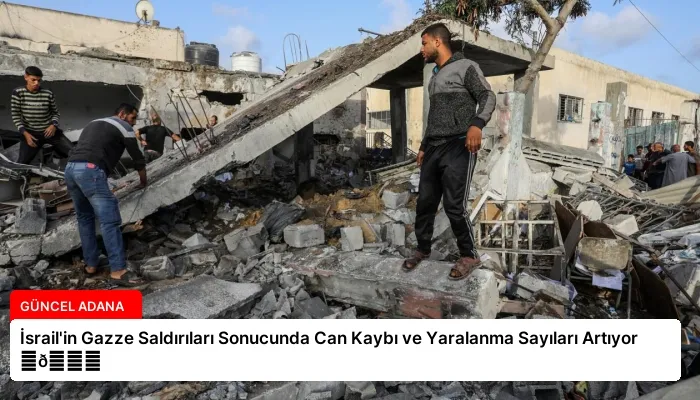 İsrail’in Gazze Saldırıları Sonucunda Can Kaybı ve Yaralanma Sayıları Artıyor ⏬👇