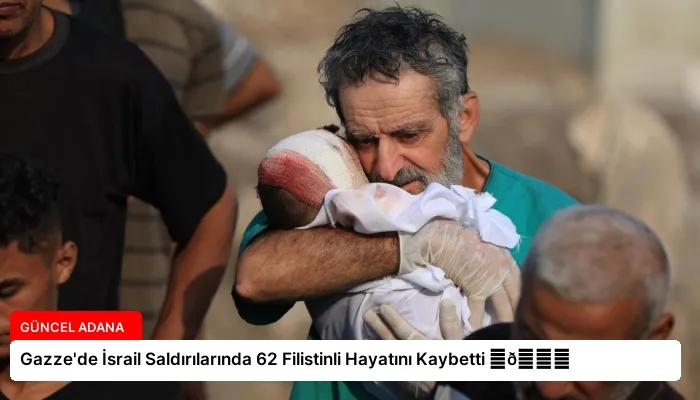 Gazze’de İsrail Saldırılarında 62 Filistinli Hayatını Kaybetti ⏬👇