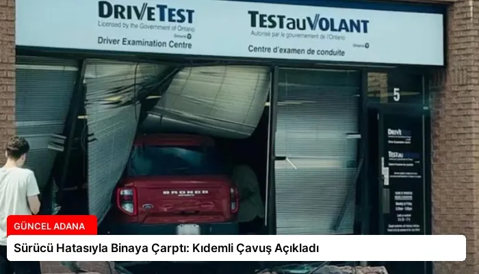 Sürücü Hatasıyla Binaya Çarptı: Kıdemli Çavuş Açıkladı