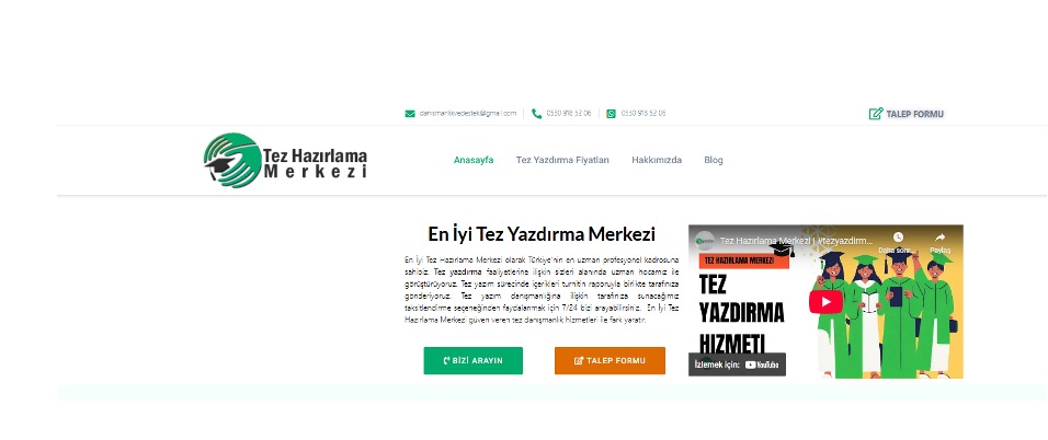 tezhazirlamamerkezi.net Türkiye’nin Tez Yazdırma Fiyatlarında En Uygunu Mu?