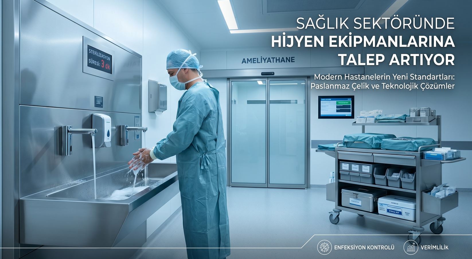 Sağlık Sektöründe Hijyen Ekipmanlarına Talep Artıyor
