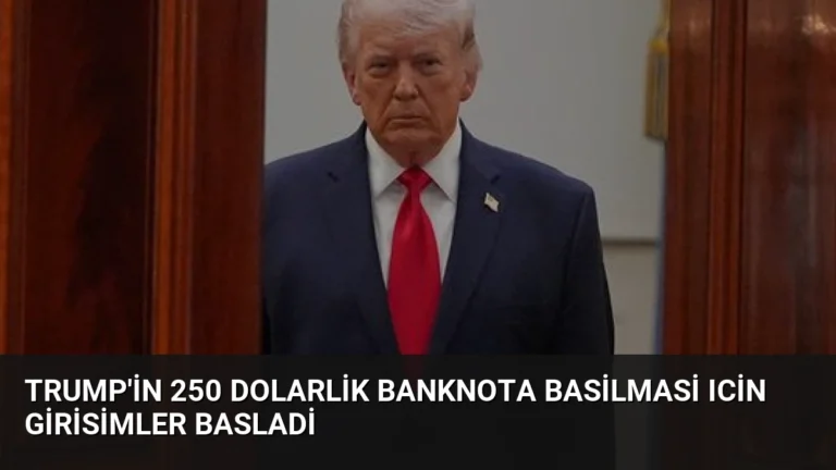 Trump’in 250 Dolarlik Banknota Basilmasi Icin Girisimler Basladi