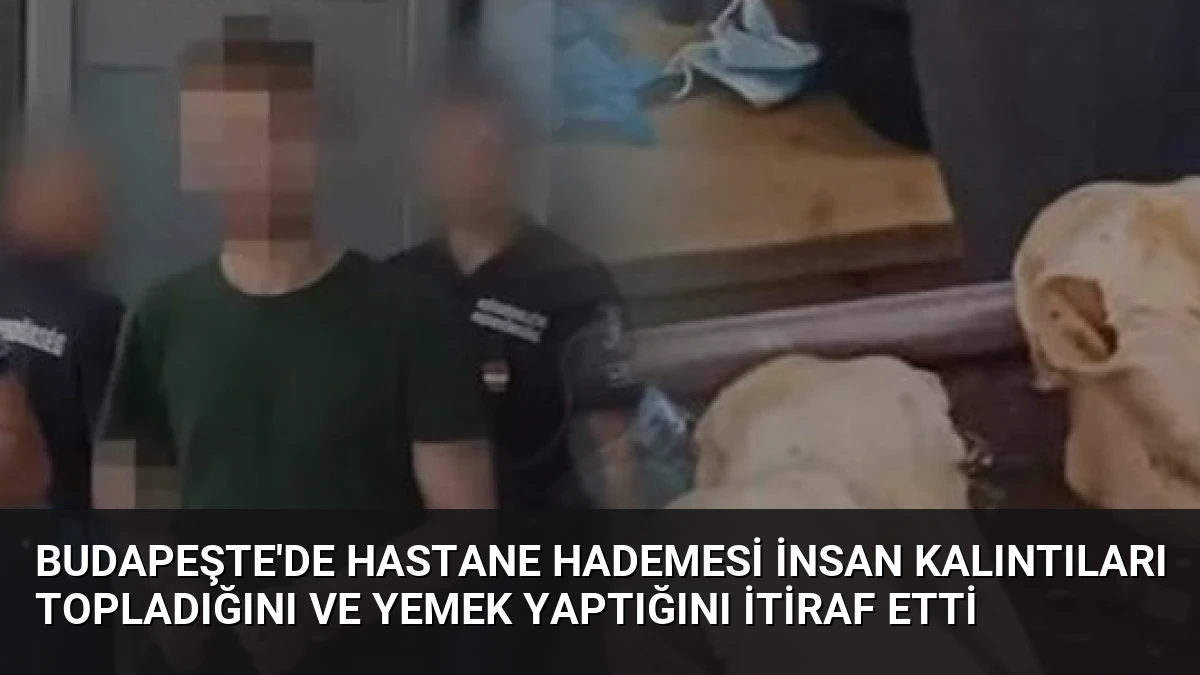 Budapeşte’de Hastane Hademesi İnsan Kalıntıları Topladığını ve Yemek Yaptığını İtiraf Etti