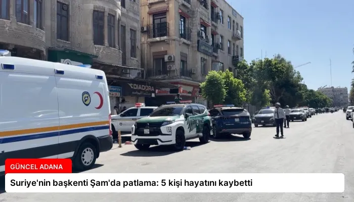 Suriye’nin başkenti Şam’da patlama: 5 kişi hayatını kaybetti