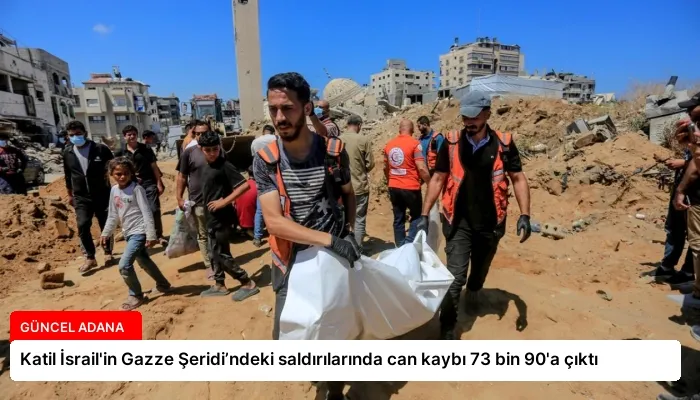 Katil İsrail’in Gazze Şeridi’ndeki saldırılarında can kaybı 73 bin 90’a çıktı