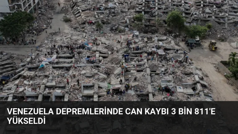 Venezuela Depremlerinde Can Kaybı 3 Bin 811’e Yükseldi