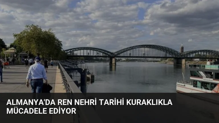 Almanya’da Ren Nehri Tarihi Kuraklıkla Mücadele Ediyor