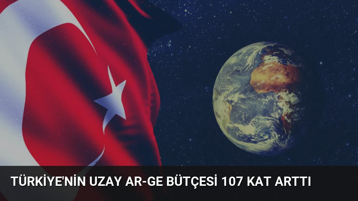 Türkiye’nin Uzay AR-GE Bütçesi 107 Kat Arttı