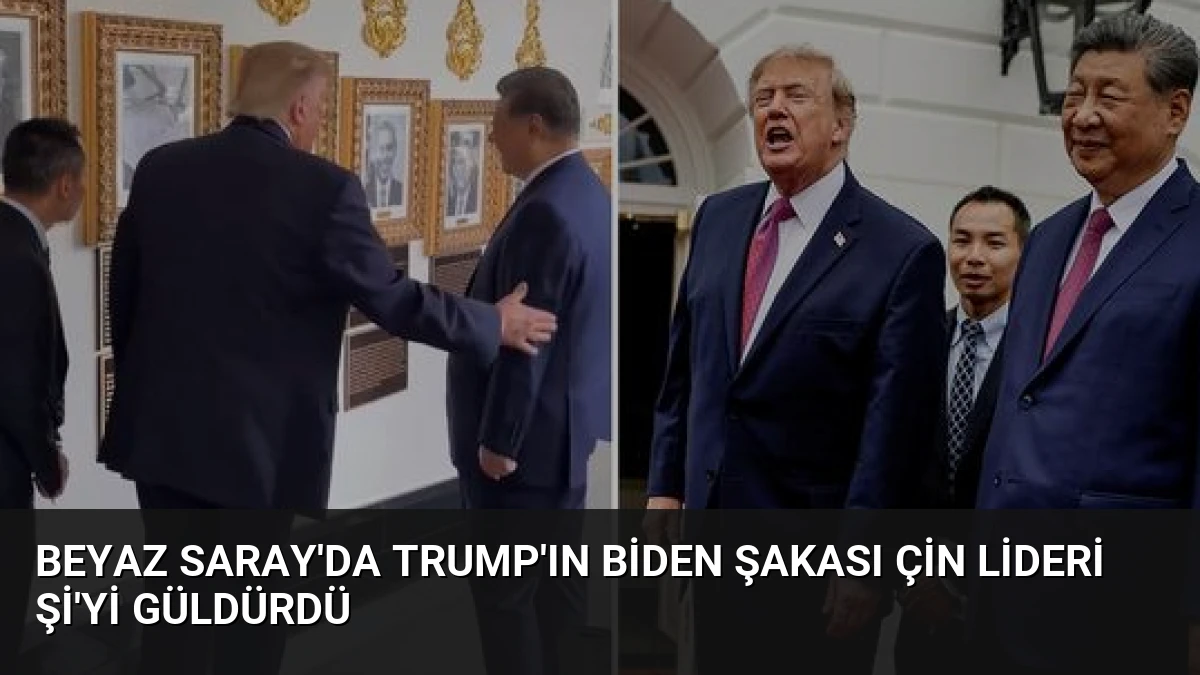 Beyaz Saray’da Trump’ın Biden Şakası Çin Lideri Şi’yi Güldürdü