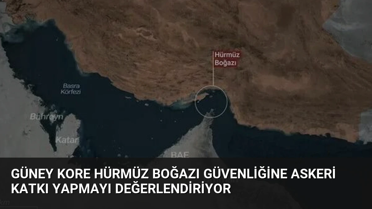 Güney Kore Hürmüz Boğazı Güvenliğine Askeri Katkı Yapmayı Değerlendiriyor