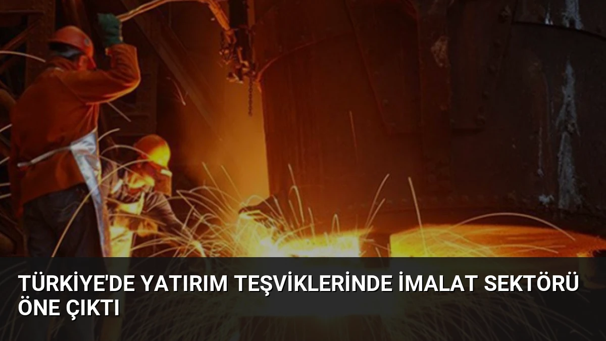 Türkiye’de Yatırım Teşviklerinde İmalat Sektörü Öne Çıktı