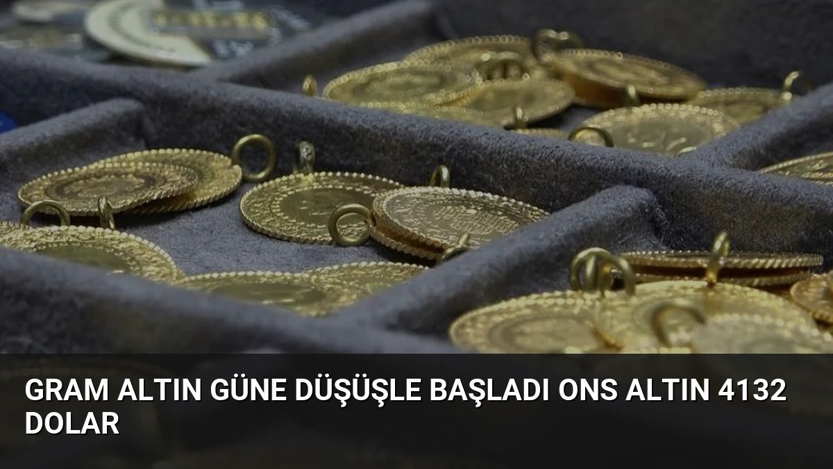 Gram Altın Güne Düşüşle Başladı Ons Altın 4132 Dolar