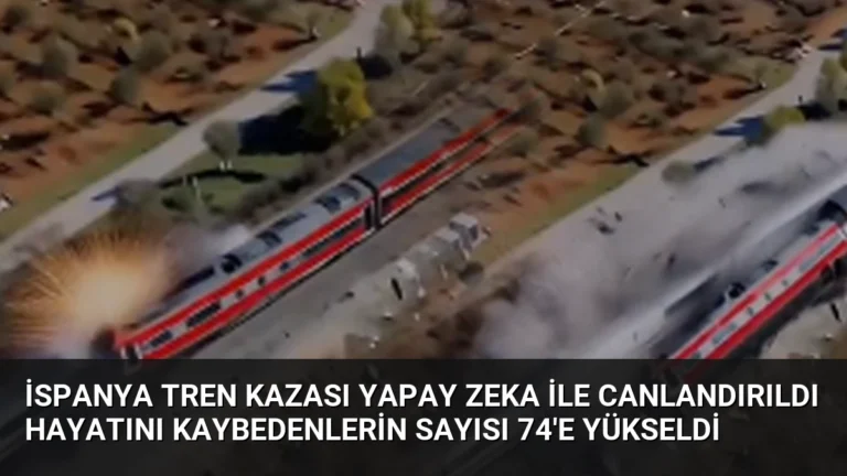 İspanya Tren Kazası Yapay Zeka ile Canlandırıldı Hayatını Kaybedenlerin Sayısı 74’e Yükseldi