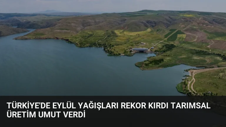 Türkiye’de Eylül Yağışları Rekor Kırdı Tarımsal Üretim Umut Verdi