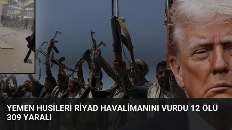 Yemen Husileri Riyad Havalimanını Vurdu 12 Ölü 309 Yaralı